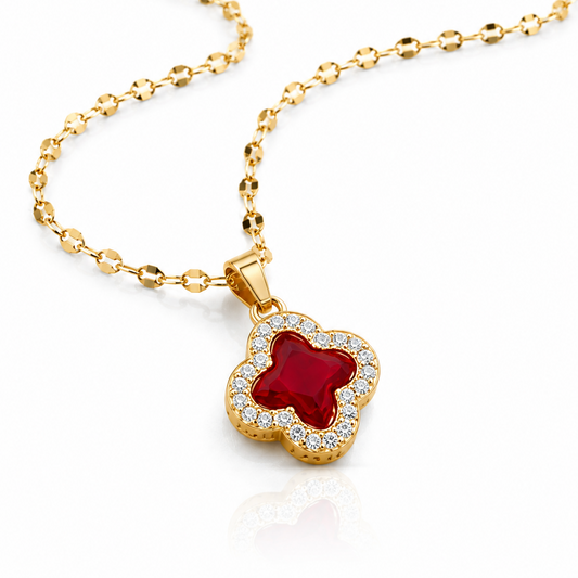 The Red Clover Necklace