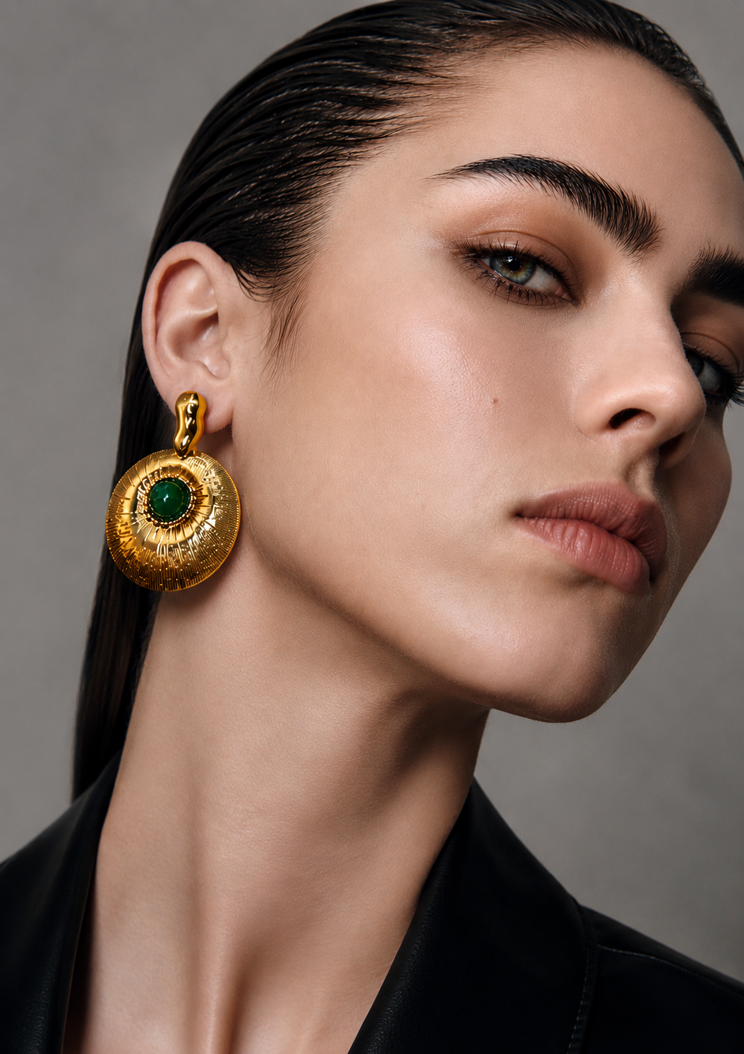 The Emerald Statement Earrings