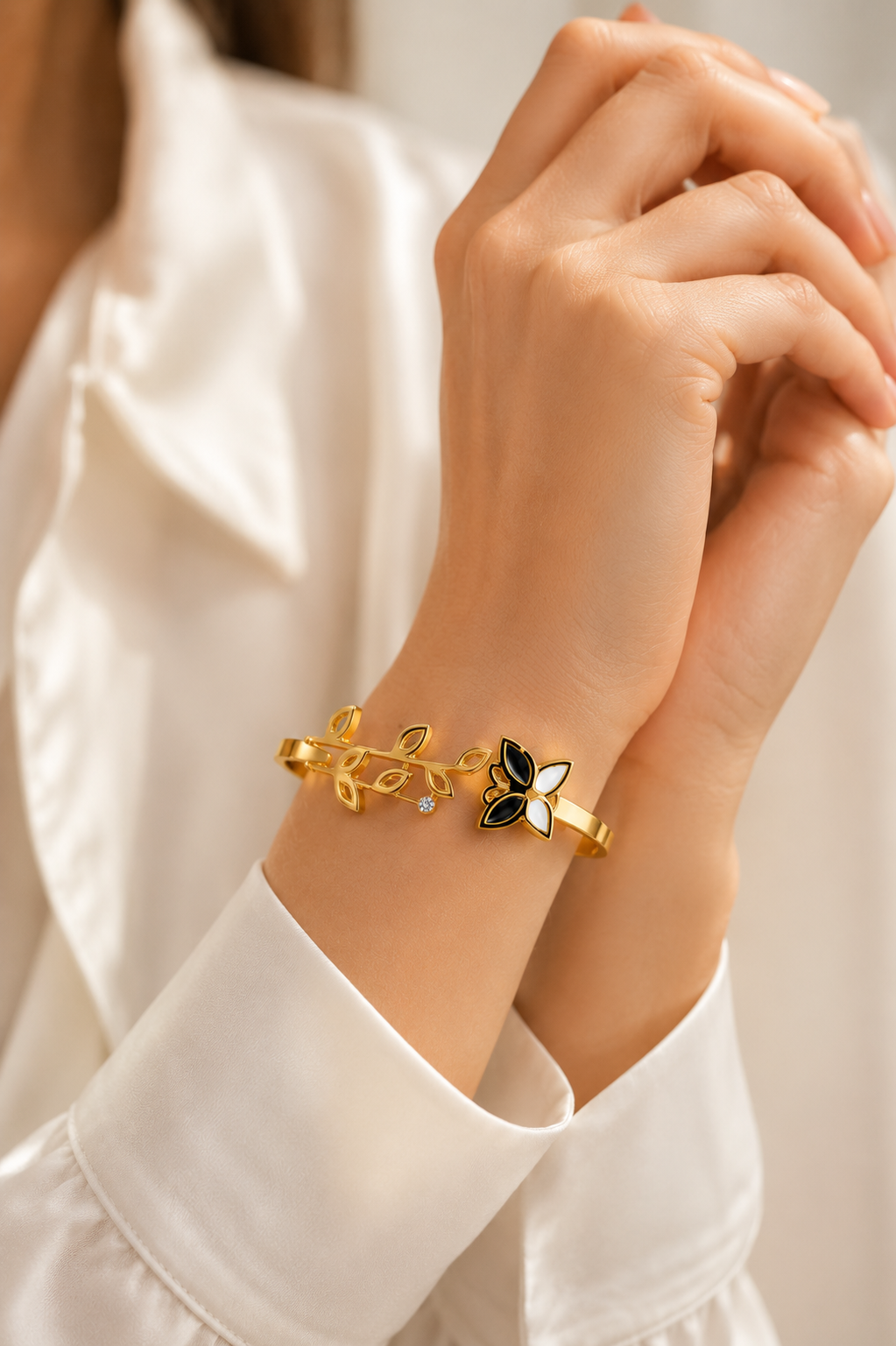 The Anti tarnish butterfly bracelets