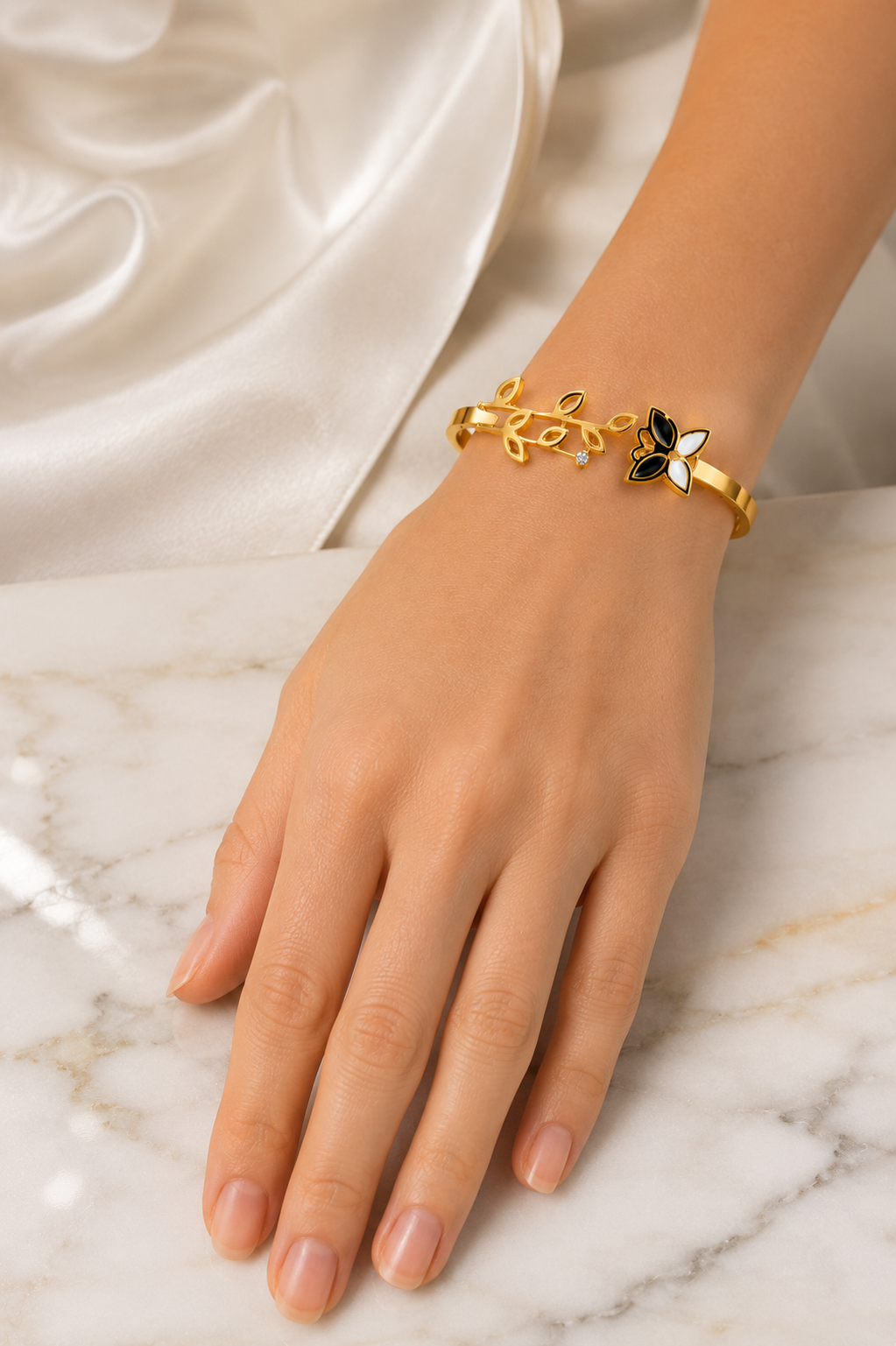 The Anti tarnish butterfly bracelets
