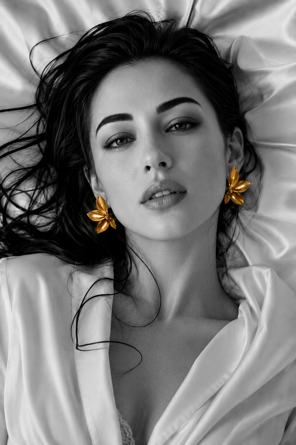 The Blossom Sculpted Studs