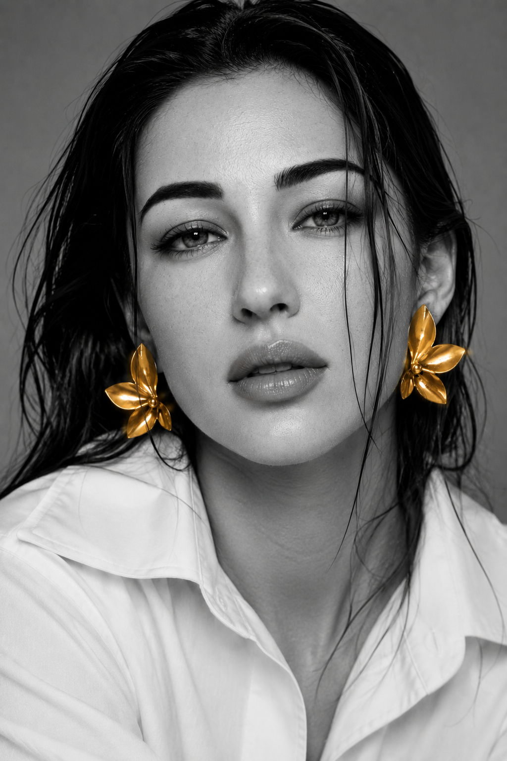 The Blossom Sculpted Studs
