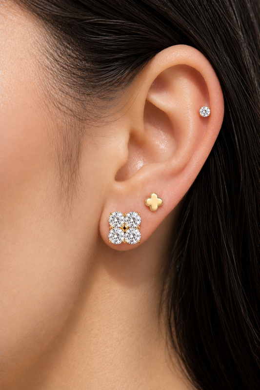 Clover statement Earrings Combo