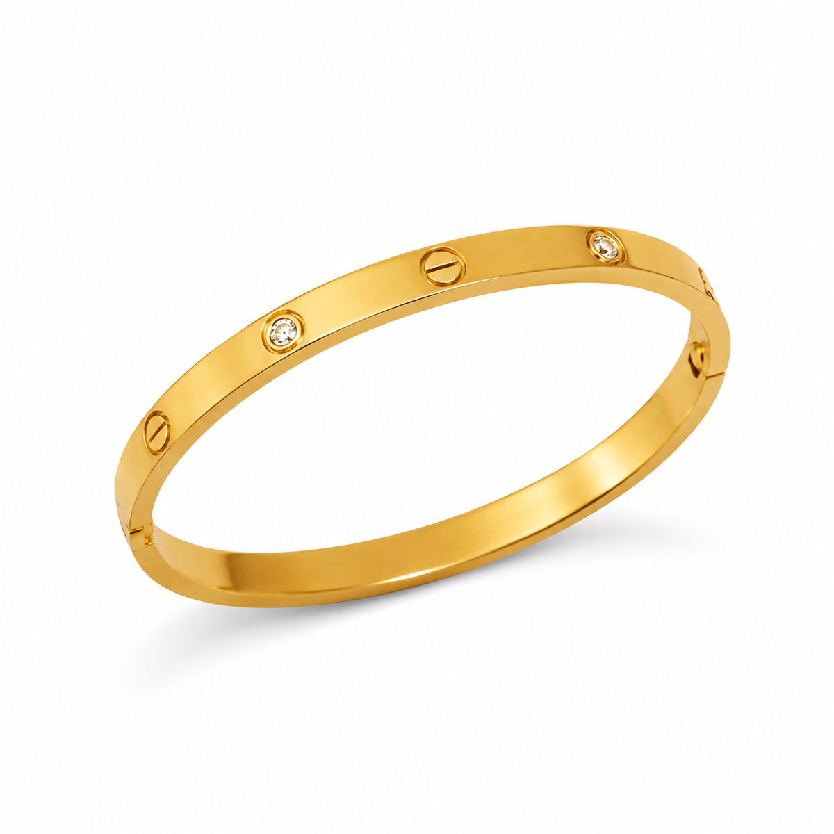 Zirconia Love Bangle