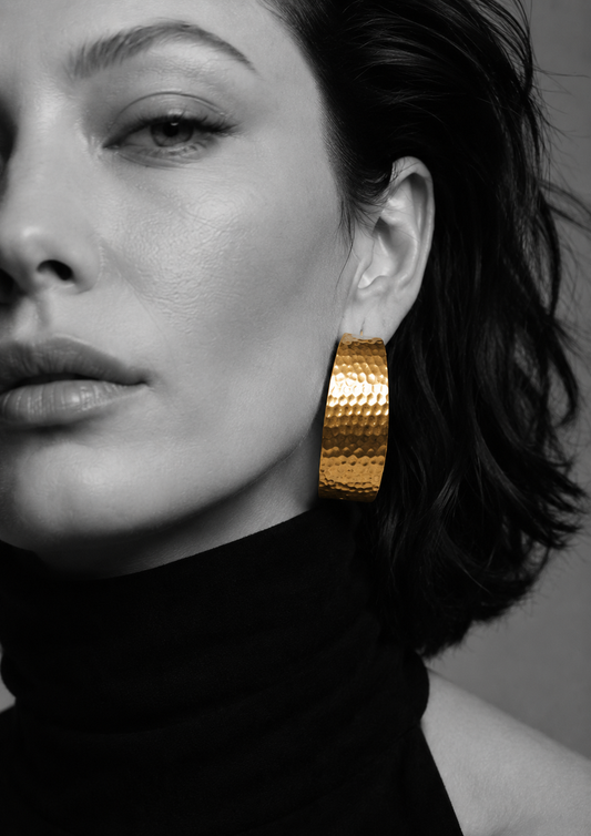 The Eclipse Textured Hoops