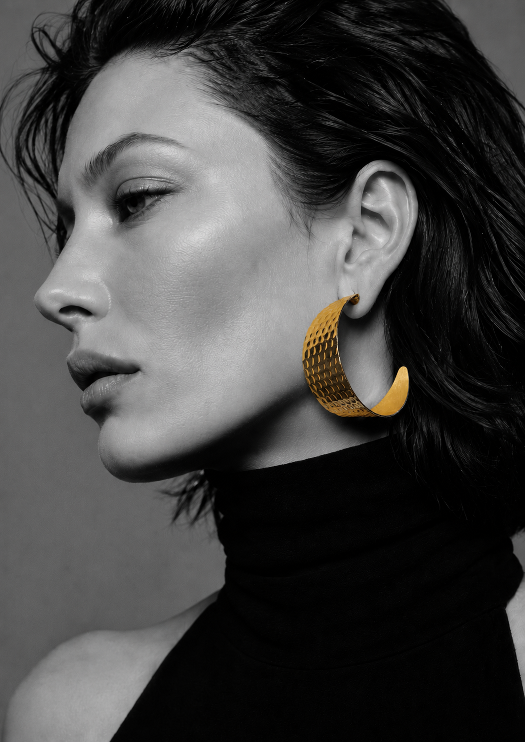 The Eclipse Textured Hoops