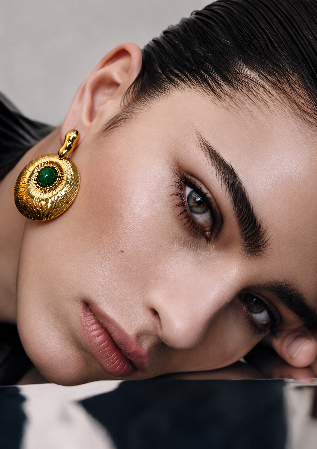 The Emerald Statement Earrings