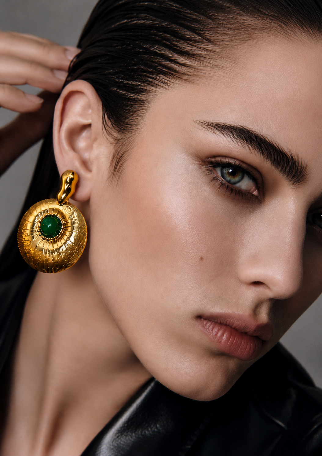 The Emerald Statement Earrings