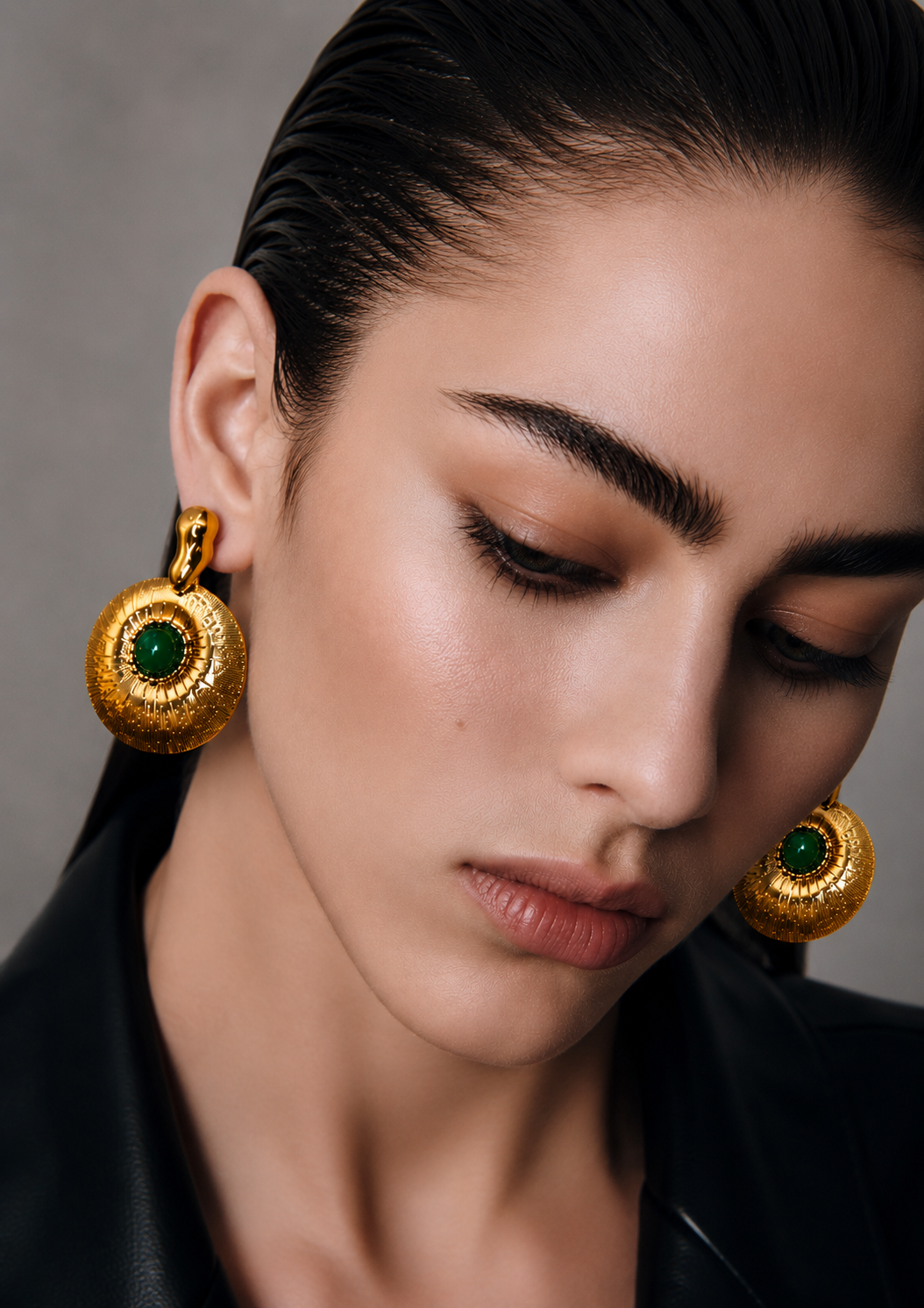 The Emerald Statement Earrings