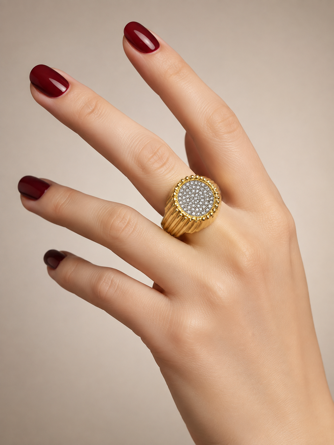 Pavé Dome Statement Ring