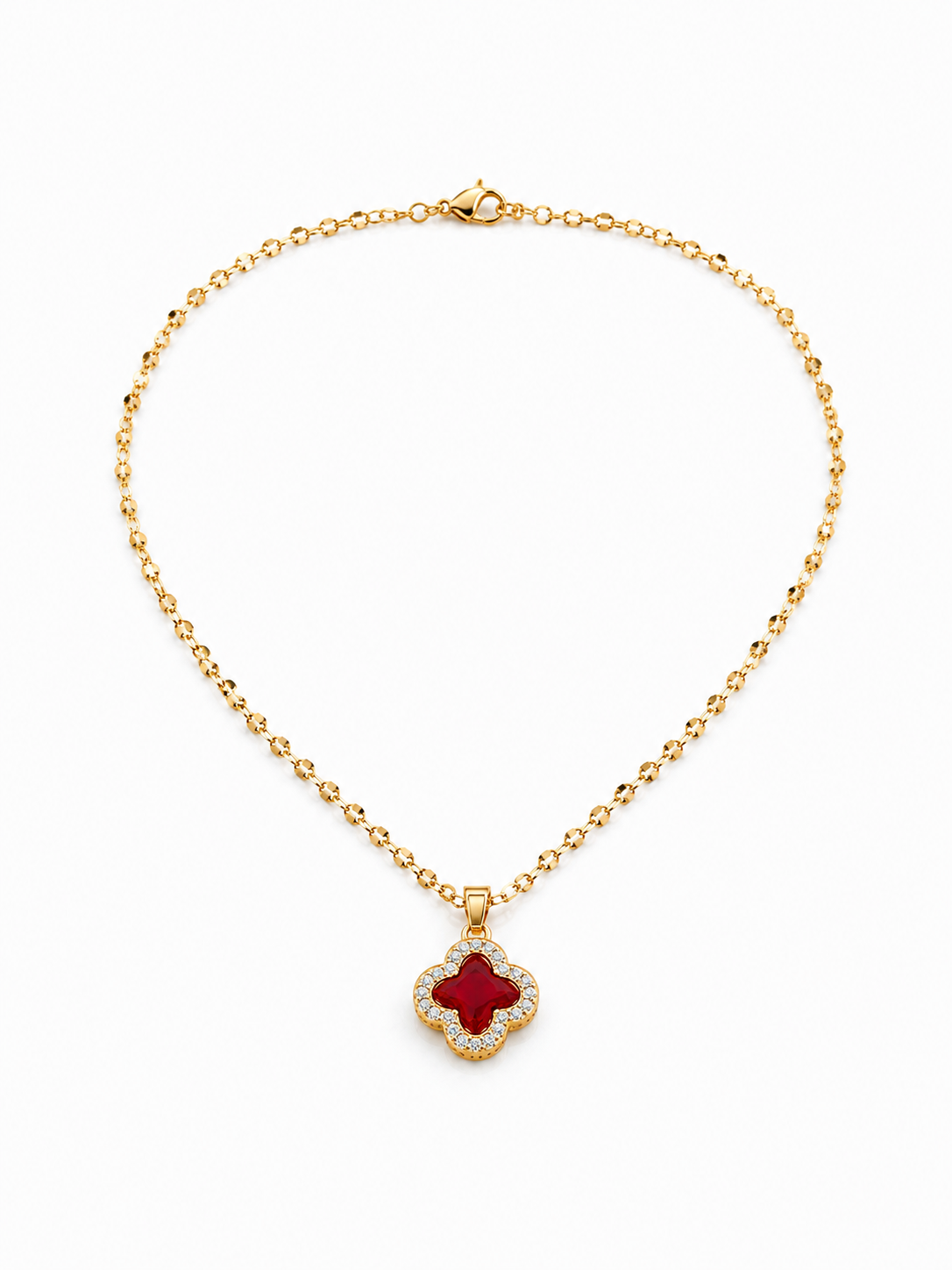 The Red Clover Necklace