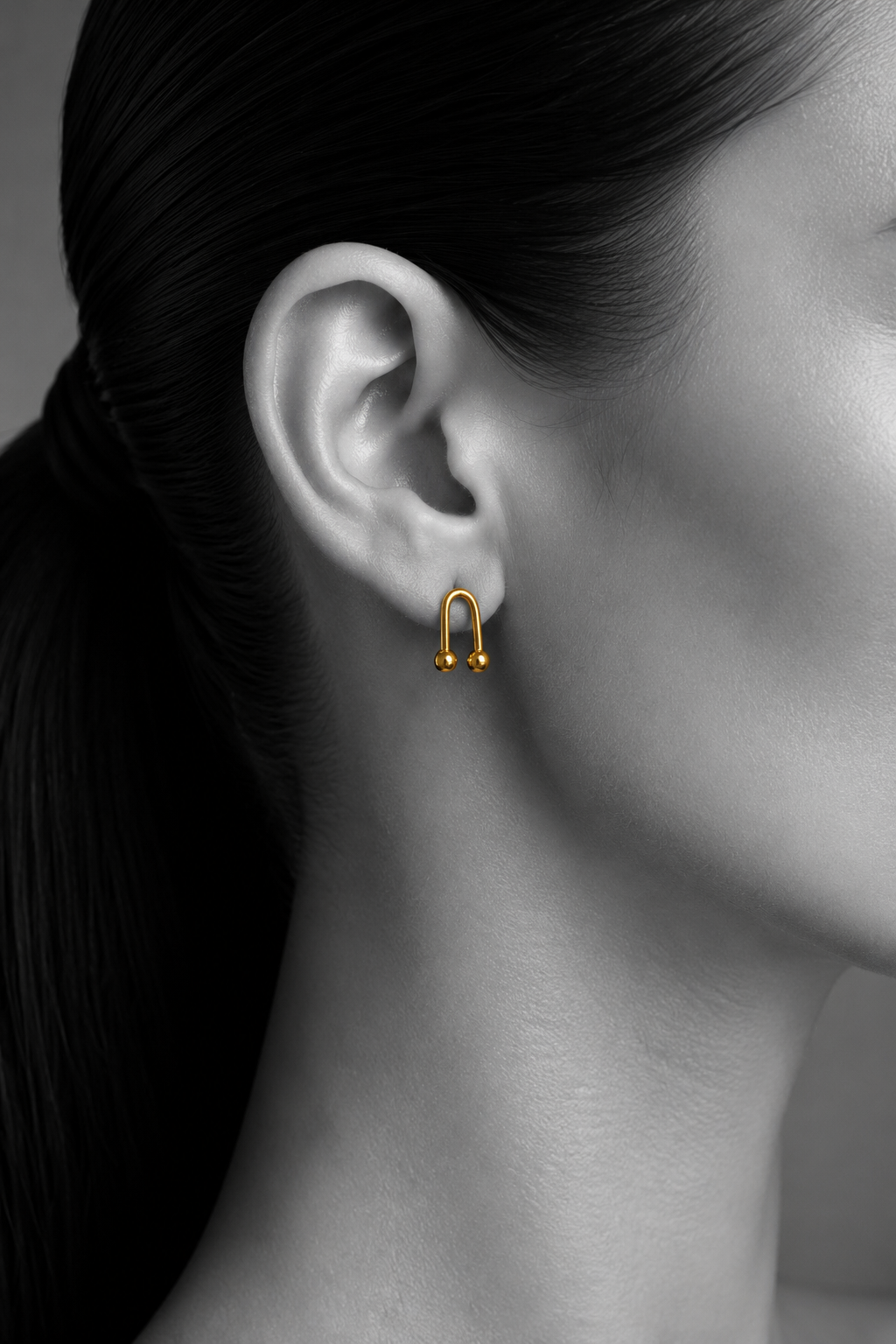 Anti Tarnish Gold Dangle and Stud Combo
