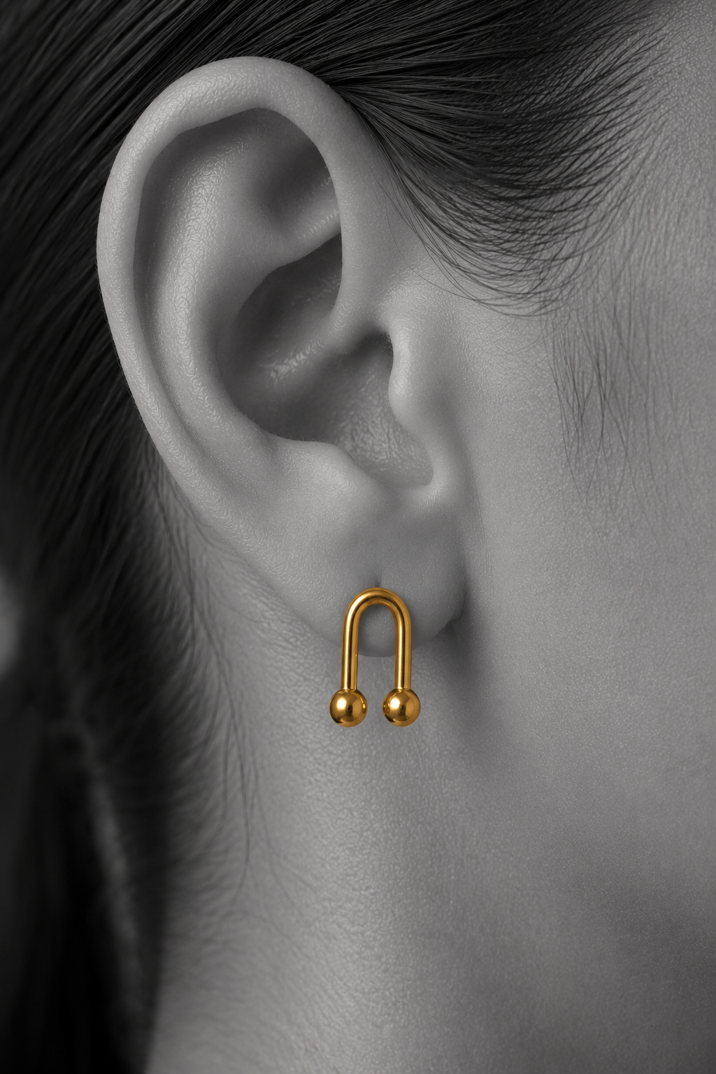 Anti Tarnish Gold Dangle and Stud Combo