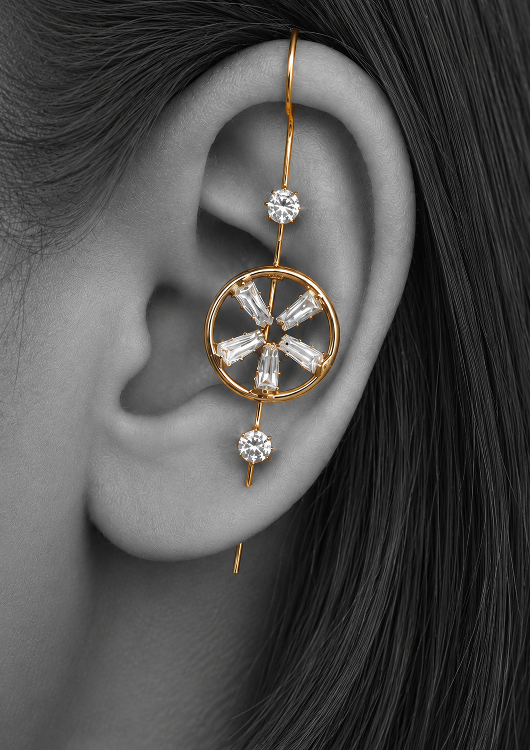 The Luminary Starburst Ear Cuff