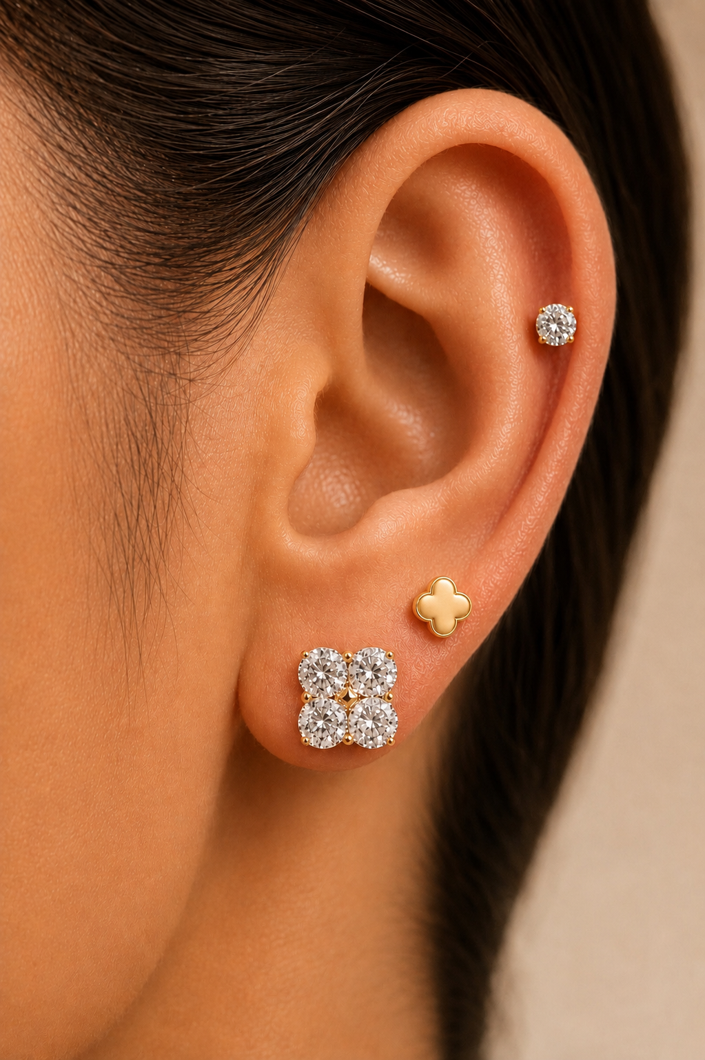 Clover statement Earrings Combo