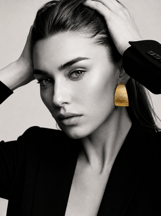 The Golden Hour Sculptural Hoops