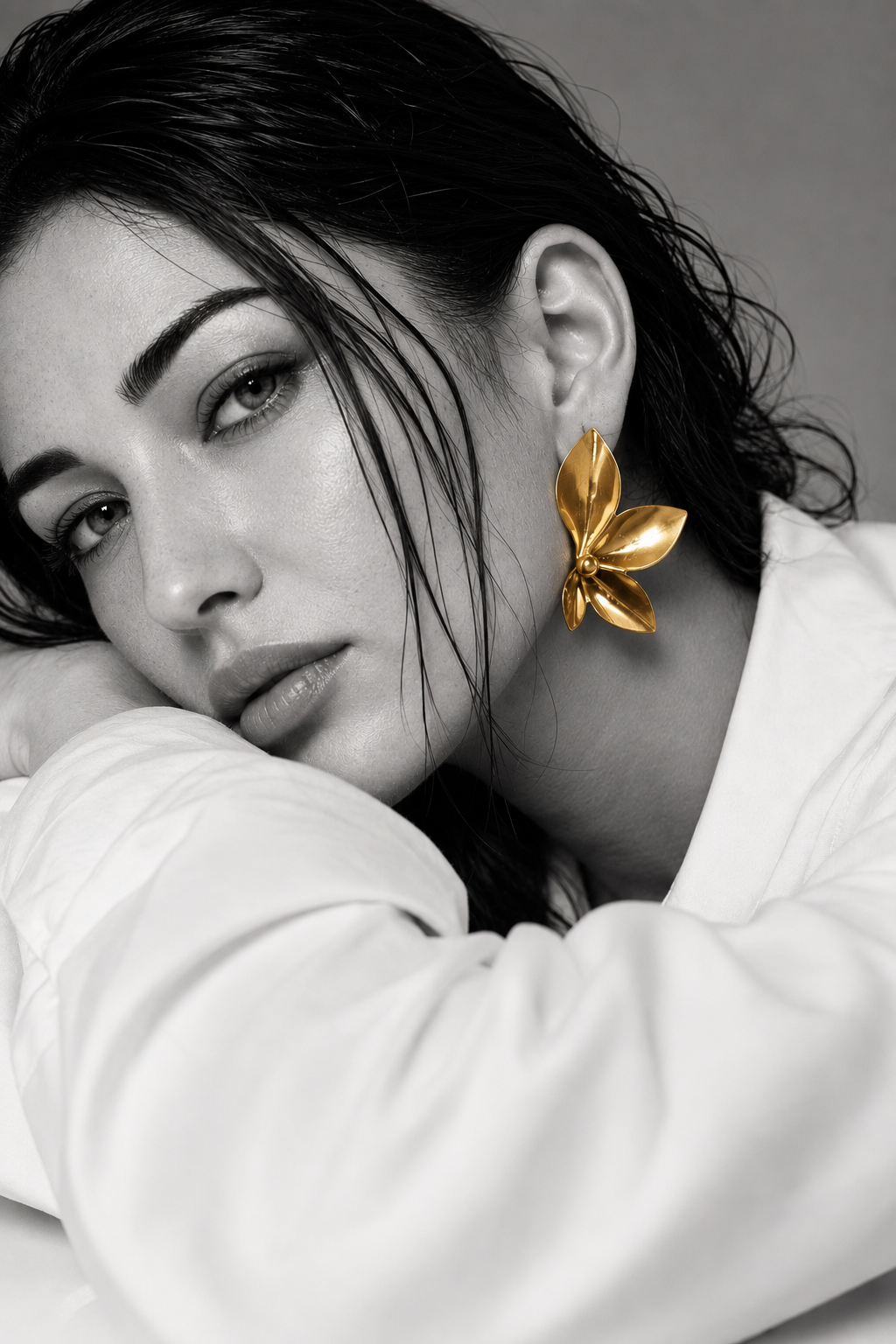 The Blossom Sculpted Studs