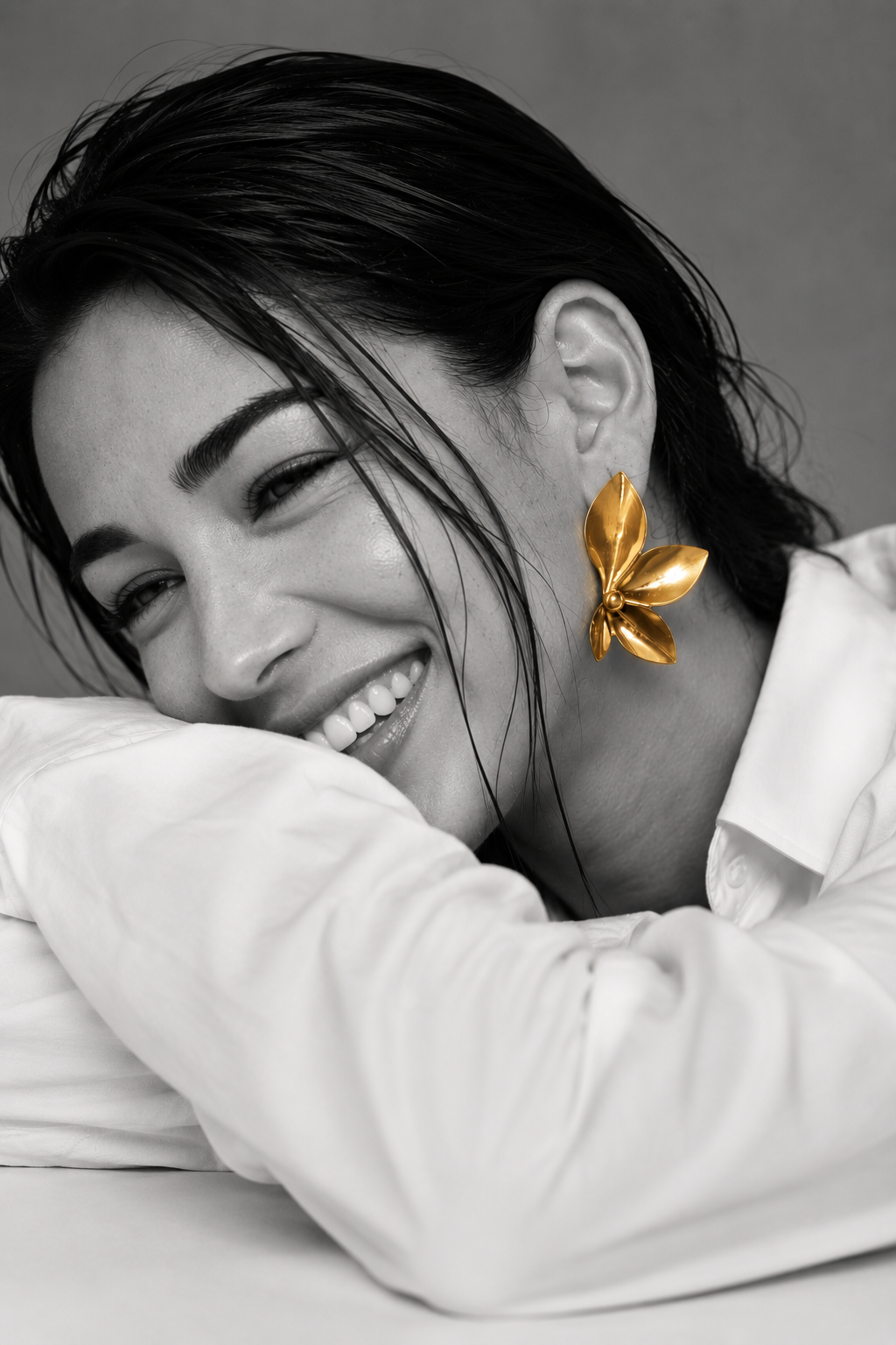 The Blossom Sculpted Studs