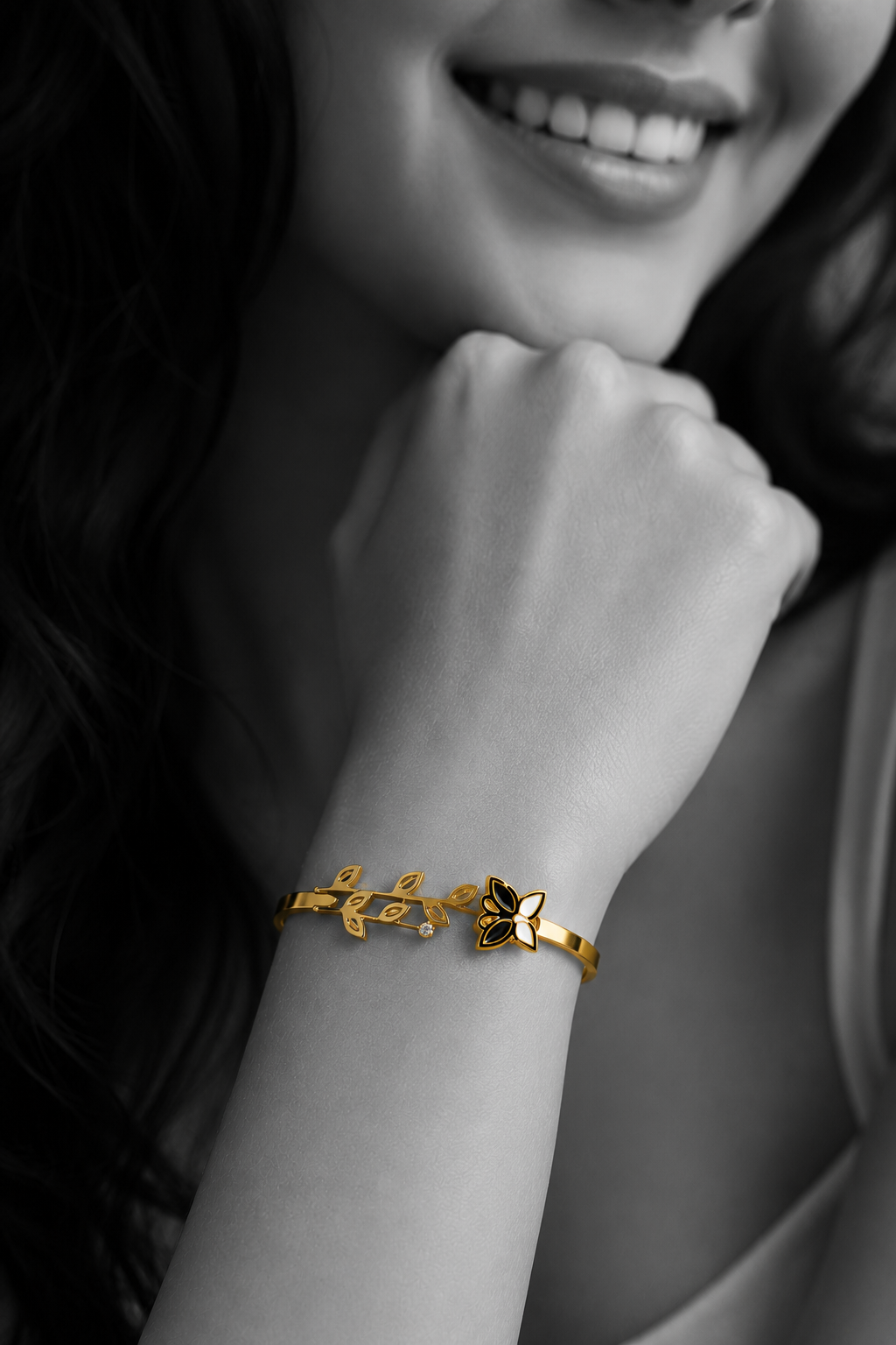 The Anti tarnish butterfly bracelets