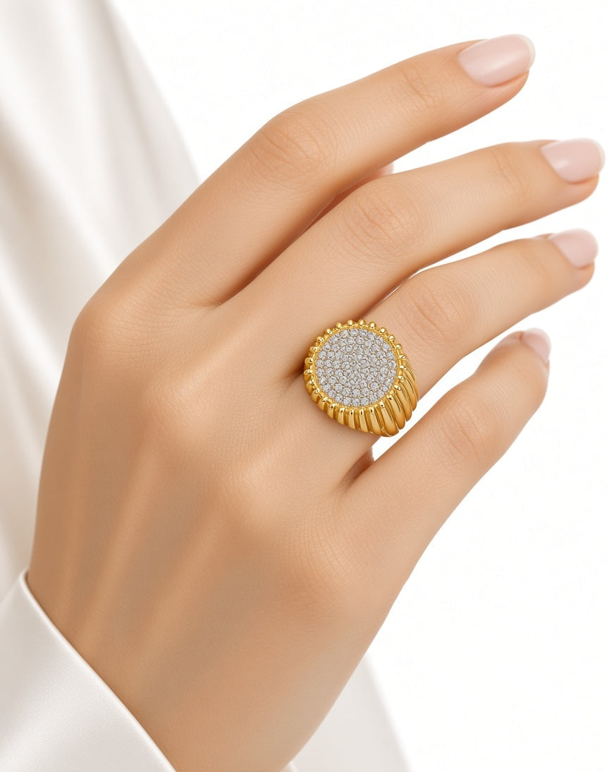 Pavé Dome Statement Ring